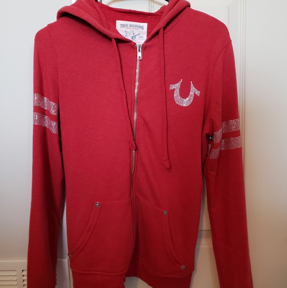 True Religion zip up hoodie